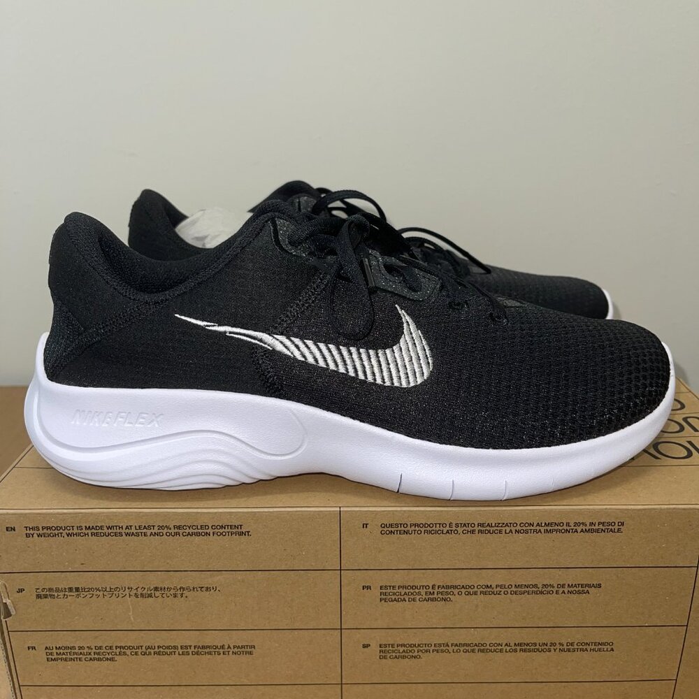 MEN’S NIKE FLEX EXPERIENCE RN 11 NN 4E (DH5753 001) RUNNING SHOES BLACK WIDE - Picture 6 of 6